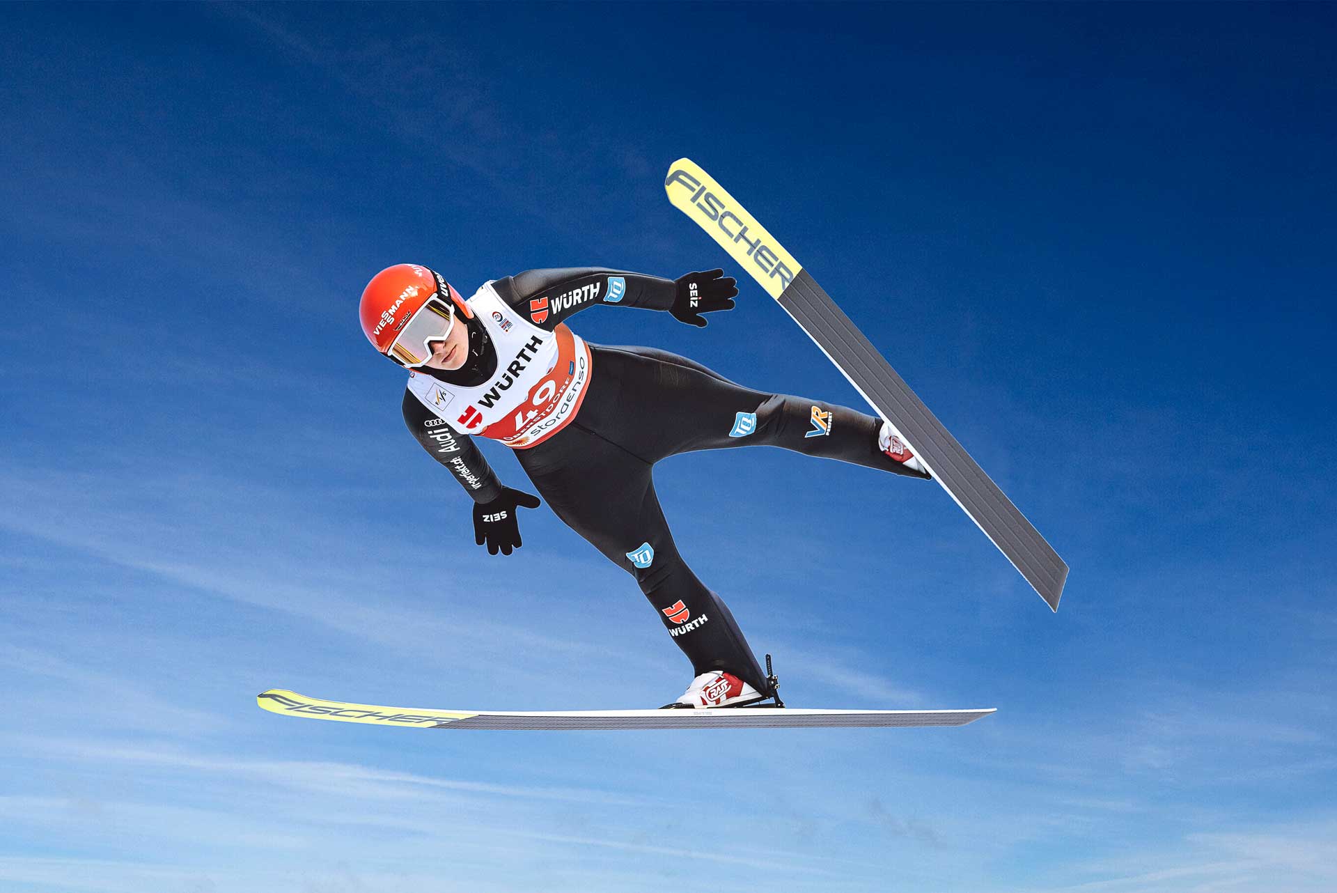 SPORTSPONSORING Würth war einer von acht Hauptsponsoren des Wintersport-Highlights Nordische Ski-Weltmeisterschaften vom 23. Februar bis 7. März 2021 in Oberstdorf und offizieller Zulieferer, was für viel Logo-Präsenz sorgte.
